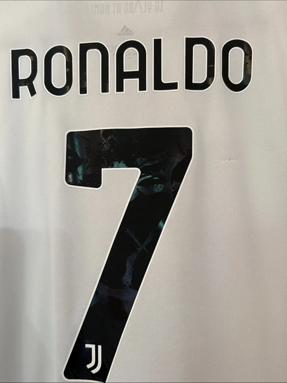 adidas Black and White Striped Soccer Jersey - Picture 4 of 4